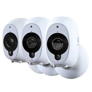 Smart Indoor/Outdoor Wireless Security Camera 3-Pack