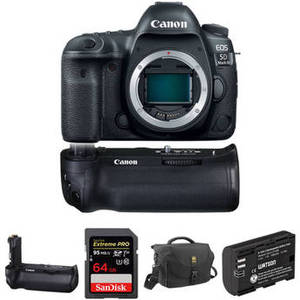 EOS 5D Mark IV DSLR Camera Body with Canon Log and Accessory Kit