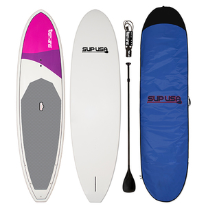 Island 10ft 6in Stand Up Paddleboard Package Purple - Leash Bag & Paddle