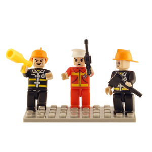 Brictek Fire Brigade Mini Figurines
