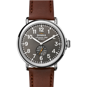 Shinola The Runwell Leather Strap Watch