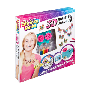 Shrinky Dinks  - 3D Butterfly Jewelry