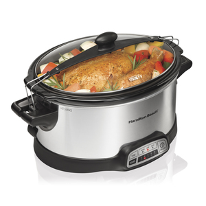 Programmable Stay or Go 6 Quart Slow Cooker
