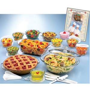 33pc Glass Ovenware Set