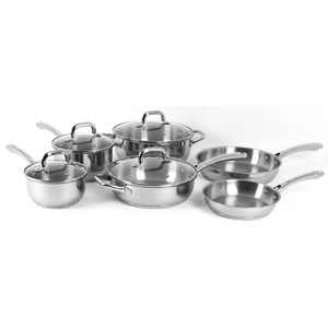 10pc Stainless Steel Cookware Set