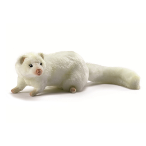 hansa White Ferret 12 Inch Plush