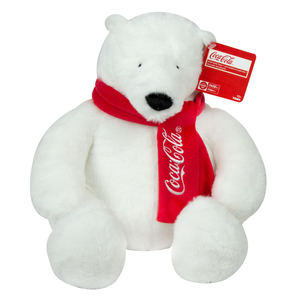 Coca-Cola 16 Inch Plush Sweater Bear