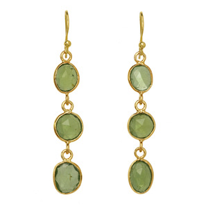 Lita Peridot Drop Earrings