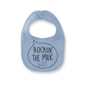 Little Wonders Infant Boys' Bib - Rockin' the Milk Gut