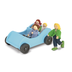 Melissa & Doug Road Trip! Wooden Car & Pose-able Passengers