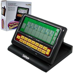 Trademark Global Portable Video Solitaire Touch-Screen 2-in-1 Game