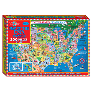 TS Shure Map of the USA 200 Piece Jigsaw Puzzle