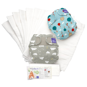 Bambino Mio Miosoft Diaper Set, Dream Traveler A, Size 2
