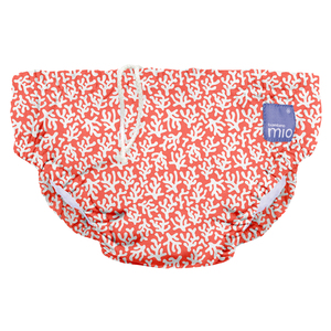 Bambino Mio Reusable Swim Diaper, Coral Reef, Extra Large (2+ Years)