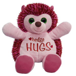 First and Main 10 Inch Hug-A-Luvs Hedgehog Plush