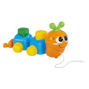 simba Orange Pull Along Caterpillar
