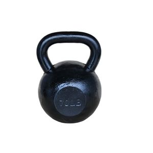 Sunny Health & Fitness 067-70 70 lb. Black Kettlebell