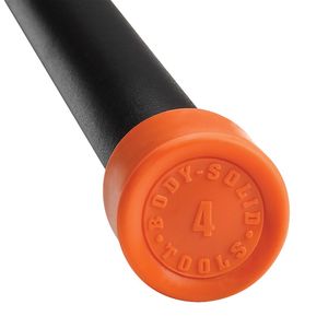 Body-Solid BSTFB4 4 lb. Orange Padded Weighted Bar