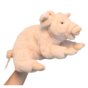 hansa Pig Puppet 11 Inch Plush