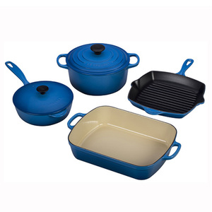 6pc Cast Iron Cookware Set Marseille