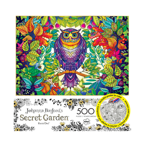 Buffalo Games & Puzzles Johanna Basford's Secret Garden - Forest Owl: 500 Pcs