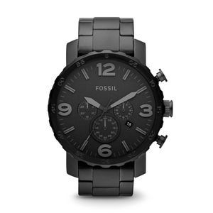 Mens Nate Stainless Steel Watch Black