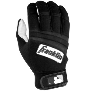 Franklin Sports MLB Youth Cold Weather Batting Glove Pearl/Black Large