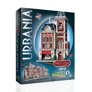 Wrebbit Puzzles Urbania Fire Station 3D Puzzle