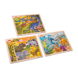Jigsaw Puzzle Bundle - Dinosaur/Safari/Ocean Ages 3+ Years