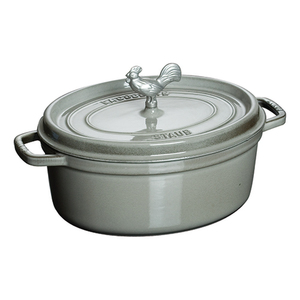 Cast Iron 5.75qt Coq au Vin Cocotte Graphite Gray