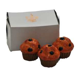 The Queen's Treasures Set of 3 Realistic Looking Blueberry Muffins, Sized perfectly for 18 Inch American Girl® Dolls