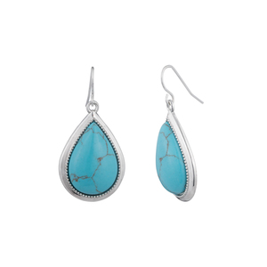 Turquoise Teardrop Earrings