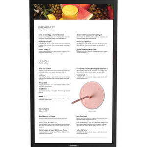 Pro Series 55" Outdoor Digital Signage Portrait Display (Black)