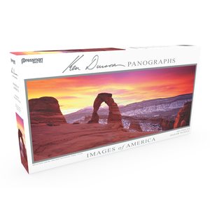 Pressman Toy Images of America 504 Piece Panoramic Puzzle, Delicate Arch