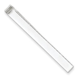Sterling Silver High Polish Mens Tie Bar