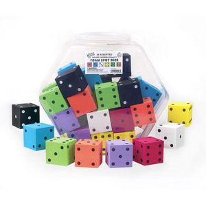Koplow Games 2In Foam Dot Dice 36/Tub