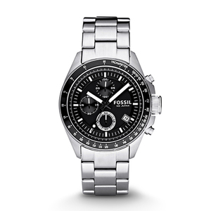 Mens Decker Chronograph Stainless Steel Watch