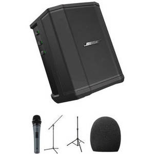S1 Pro Perfrormance Kit with Speaker Stand, Microphone, Mic Stand, and Accessories