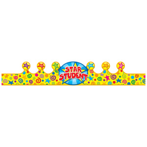 Carson-Dellosa Pub Group Star Student Crowns, 30/Pack, 2 Packs