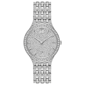 Ladies Crystal Collection Fully Paved Swarovski Watch Crystal Dial