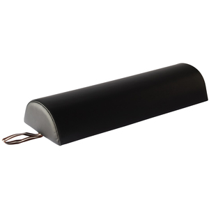MT Massage  9"x26" Semi-round Massage Bolster -Black