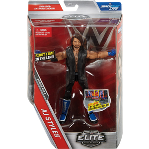 WWE AJ Styles - Elite 47 Toy Wrestling Action Figure
