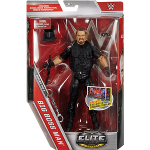 WWE Big Boss Man - Elite 47 Toy Wrestling Action Figure
