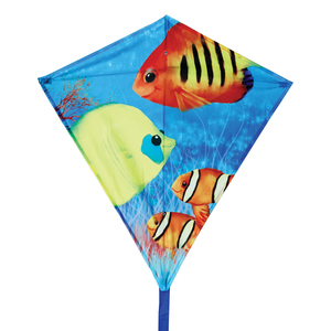 Premier Kite Fishy Fishes 30-Inch Diamond Kite