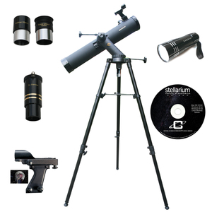 Cassini 800 x 80mm TRACKER Reflector Telescope+ RED LED light Kit