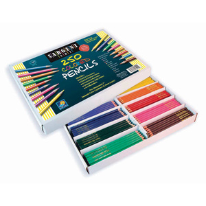 Sargent Art Colored Pencil Assortment, 10 Colors, 250 Ct