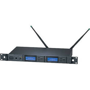 AEW-R5200 Dual UHF Diversity Receiver (Band D - 655.500 MHz - 680.375 MHz)