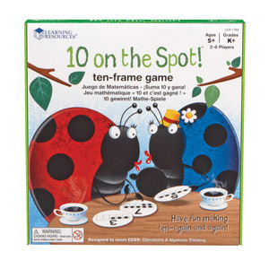 Learning Resources 10 On The Spot Ten Frame Game