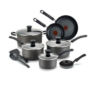 Signature Hard Anodized 12-Piece Cookware Set plus One Egg Wonder