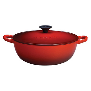 Enameled Cast Iron 7.5 Qt. Bouillabaisse Pot Cherry